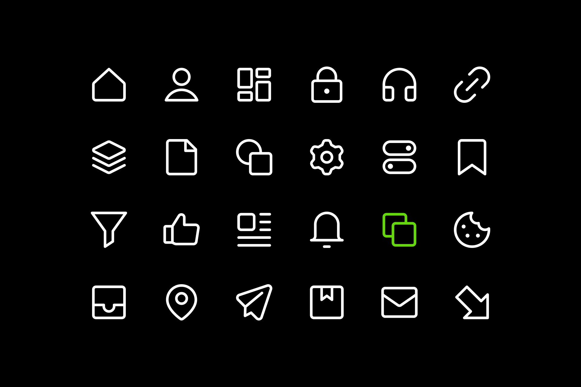 Strategies for creating an icon set