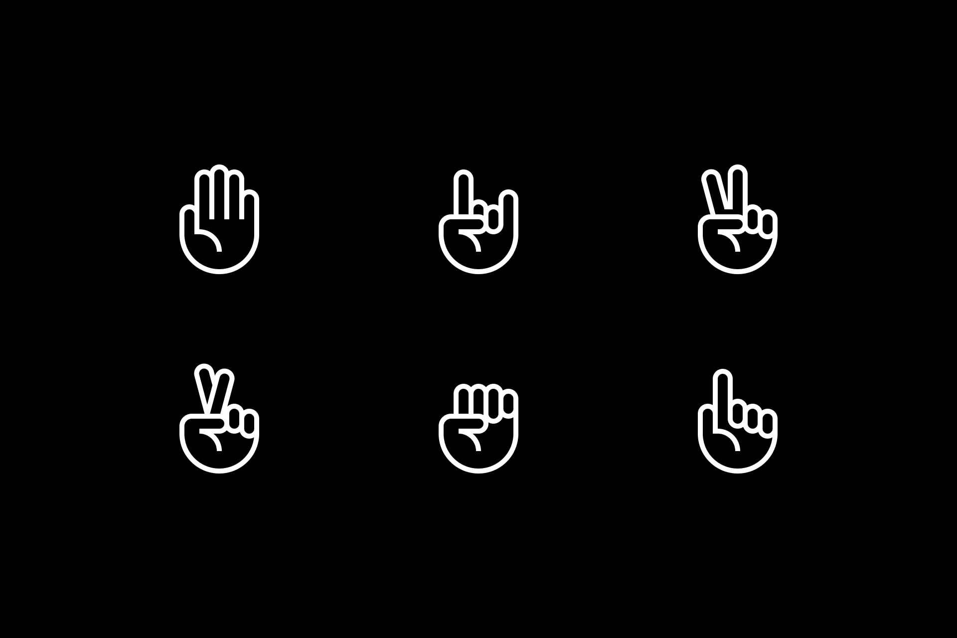 How to design hand icons