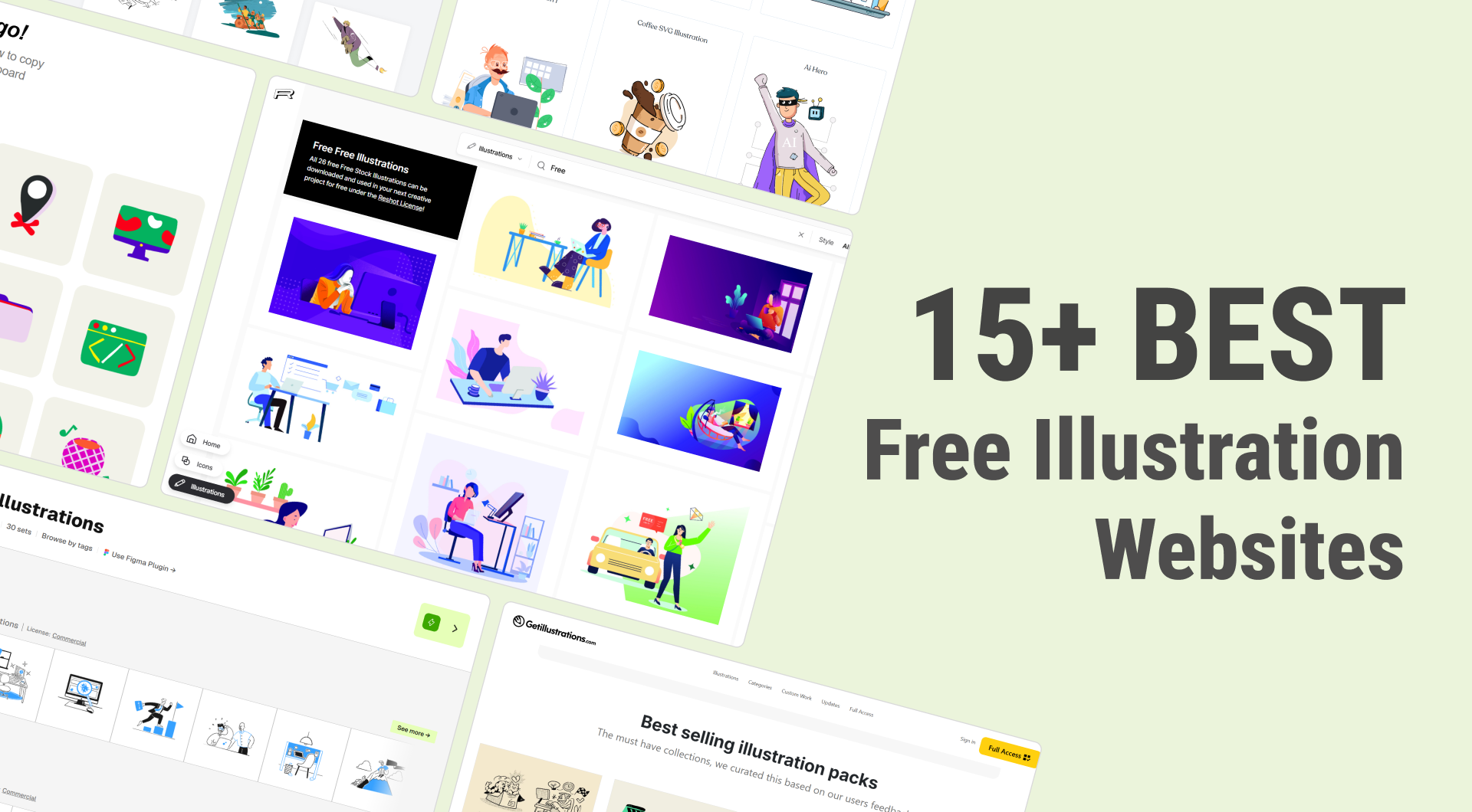 15+ Best Free Illustration Websites - Reviewed by an Art Director