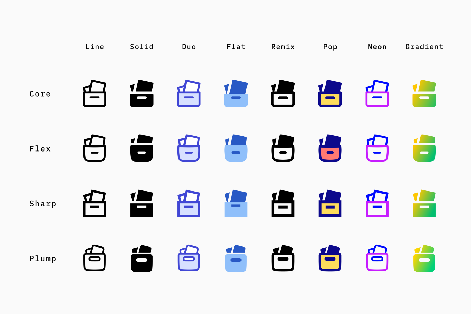 Icon Design System: Larger, Consistent Sets