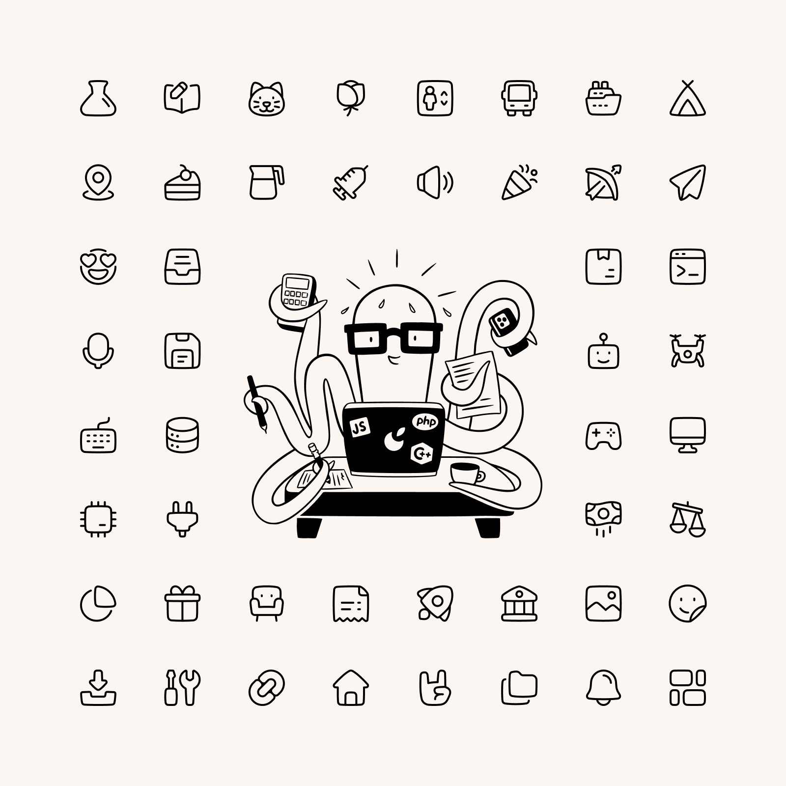 Plump – Friendly icons