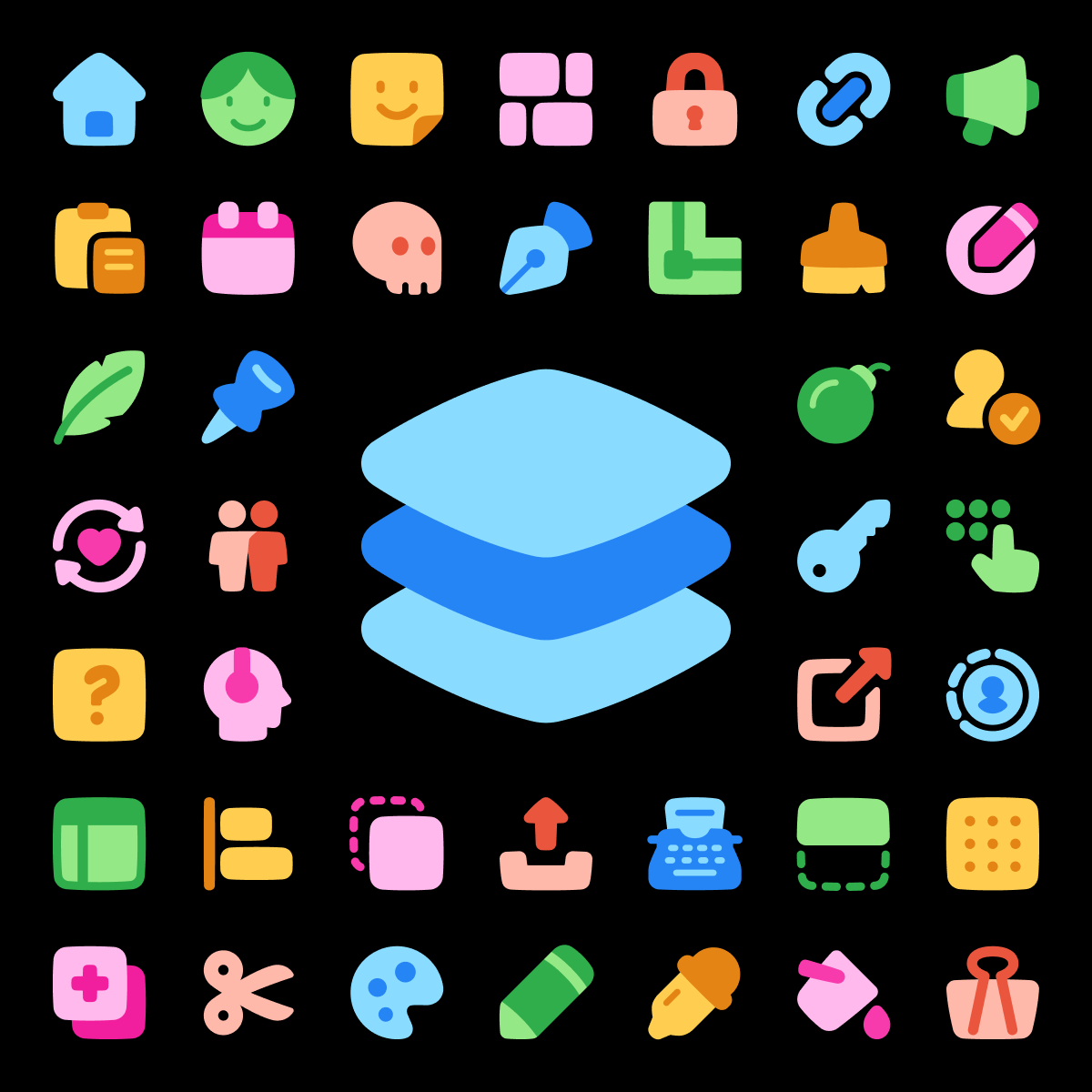 Plump – Friendly icons
