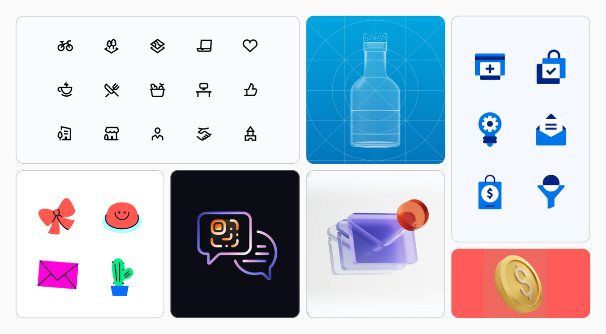 Strategies for creating an icon set