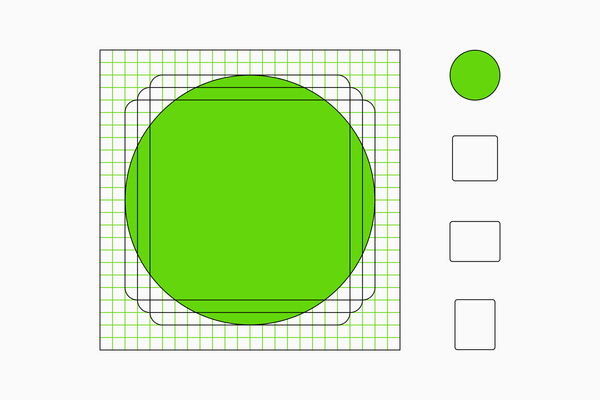 Create consistent, harmonious icons with Grids and Key Shapes