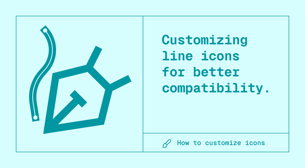 Stroke of genius: Customizing line icons for better compatibility